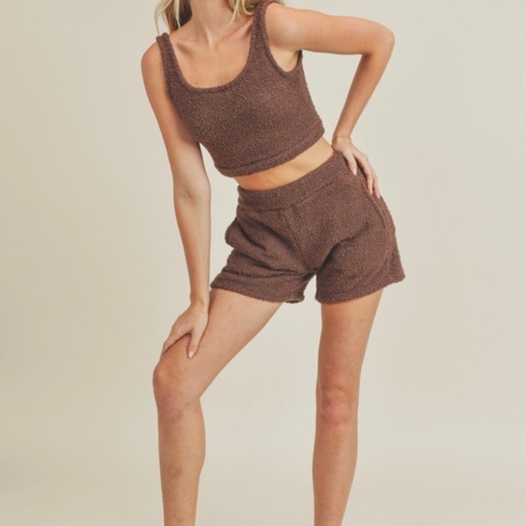 Kimberly C. Cozy Plush Tank and Shorts Set NWT - Picture 2 of 6